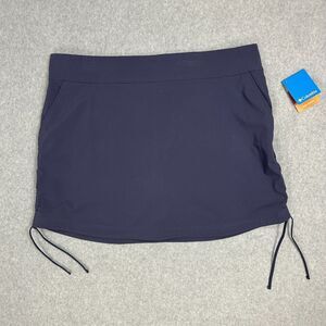 Columbia Omni Shade Women's Size XXL Blue Pockets Skort Sun Protection FPS 50